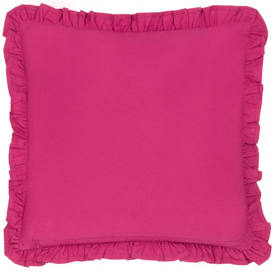 KEMBLE 45X45 CUSHION CASE VIOLET/CERISE