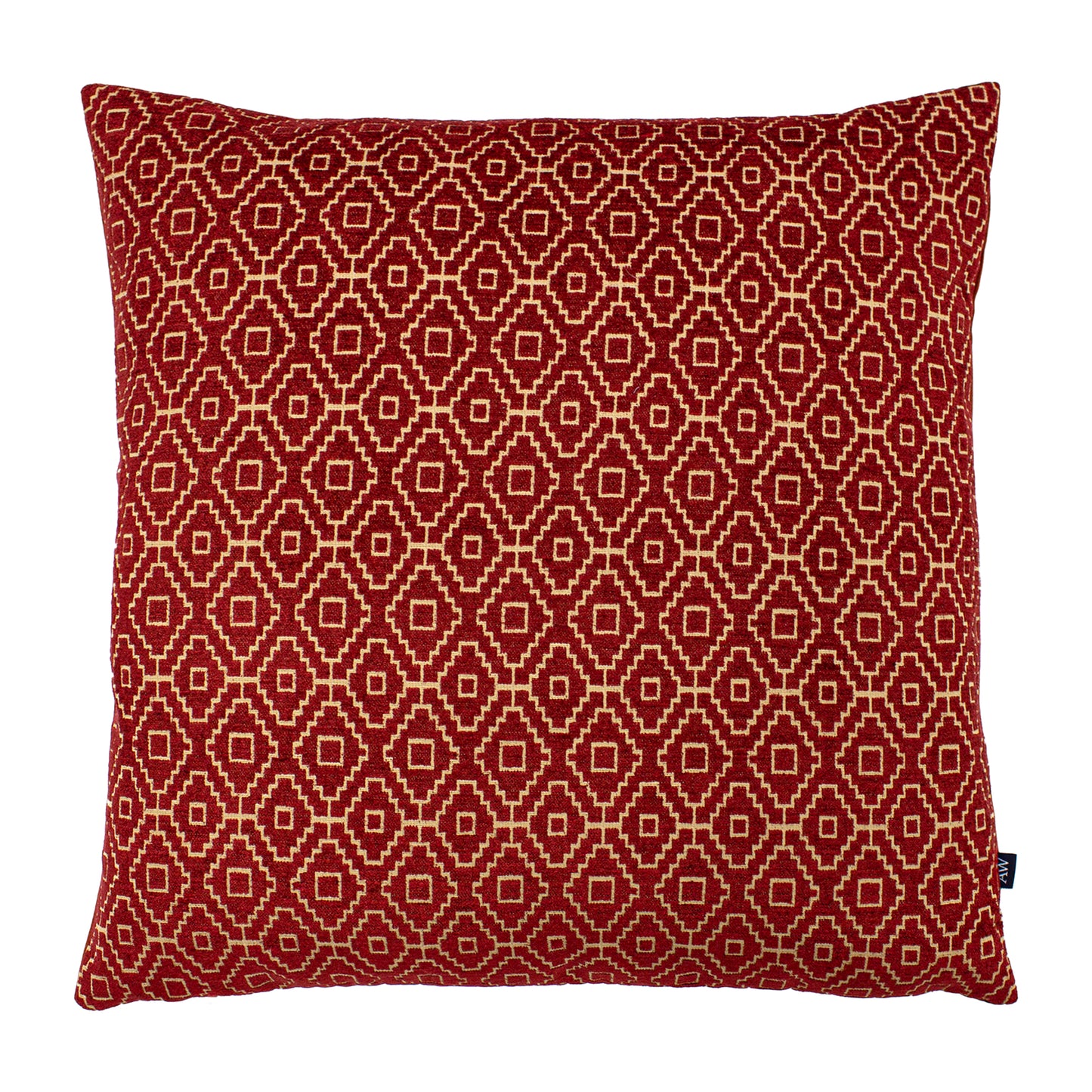 KENZA 50X50 C/CASE CRANBERRY/TERRACOTTA