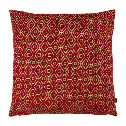 KENZA 50X50 C/CASE CRANBERRY/TERRACOTTA