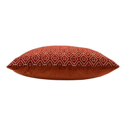 KENZA 50X50 C/CASE CRANBERRY/TERRACOTTA