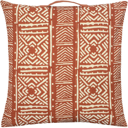 KERICHO 55X55 CUSHION CASE TERRACOTTA