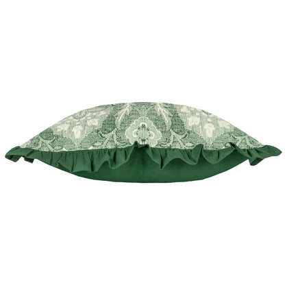 KIRKTON 50X50 CUSHION CASE BOTTLE GREEN