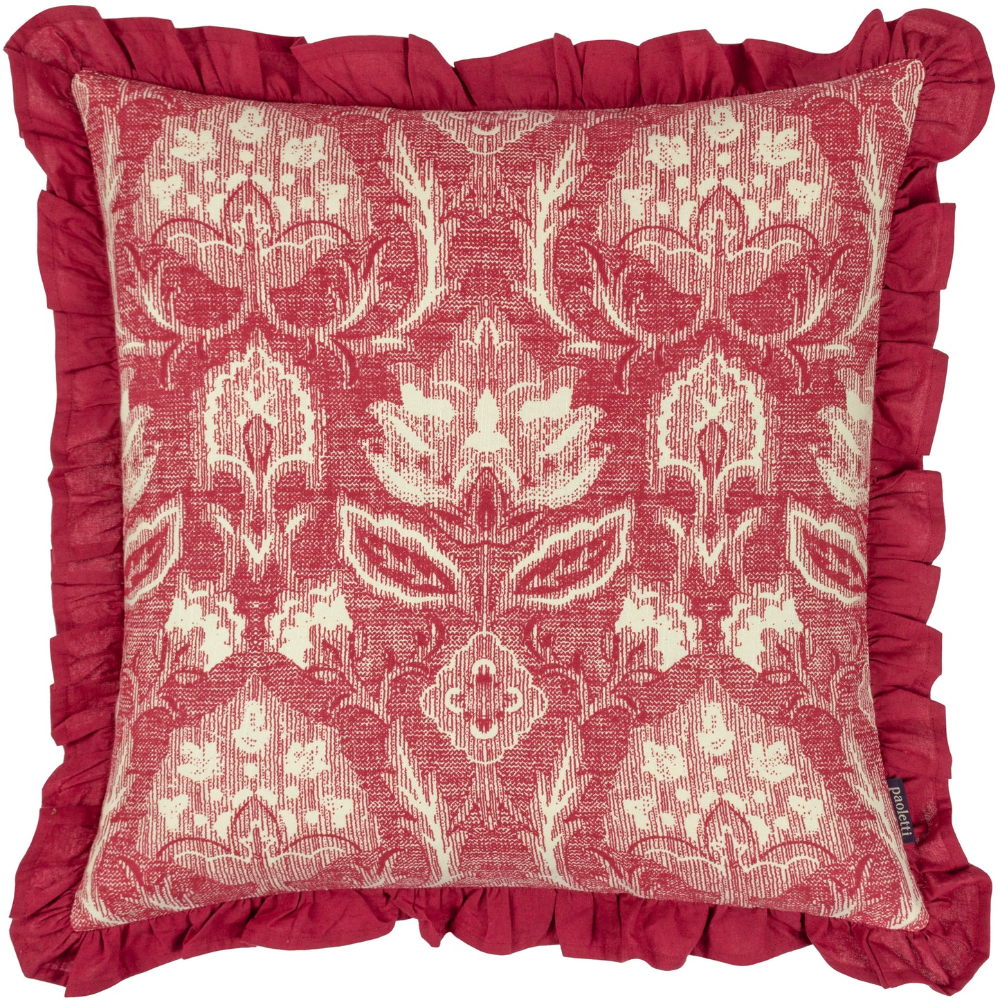 KIRKTON 50X50 CUSHION CASE REDCURRANT