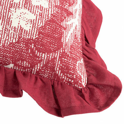 KIRKTON 50X50 CUSHION CASE REDCURRANT