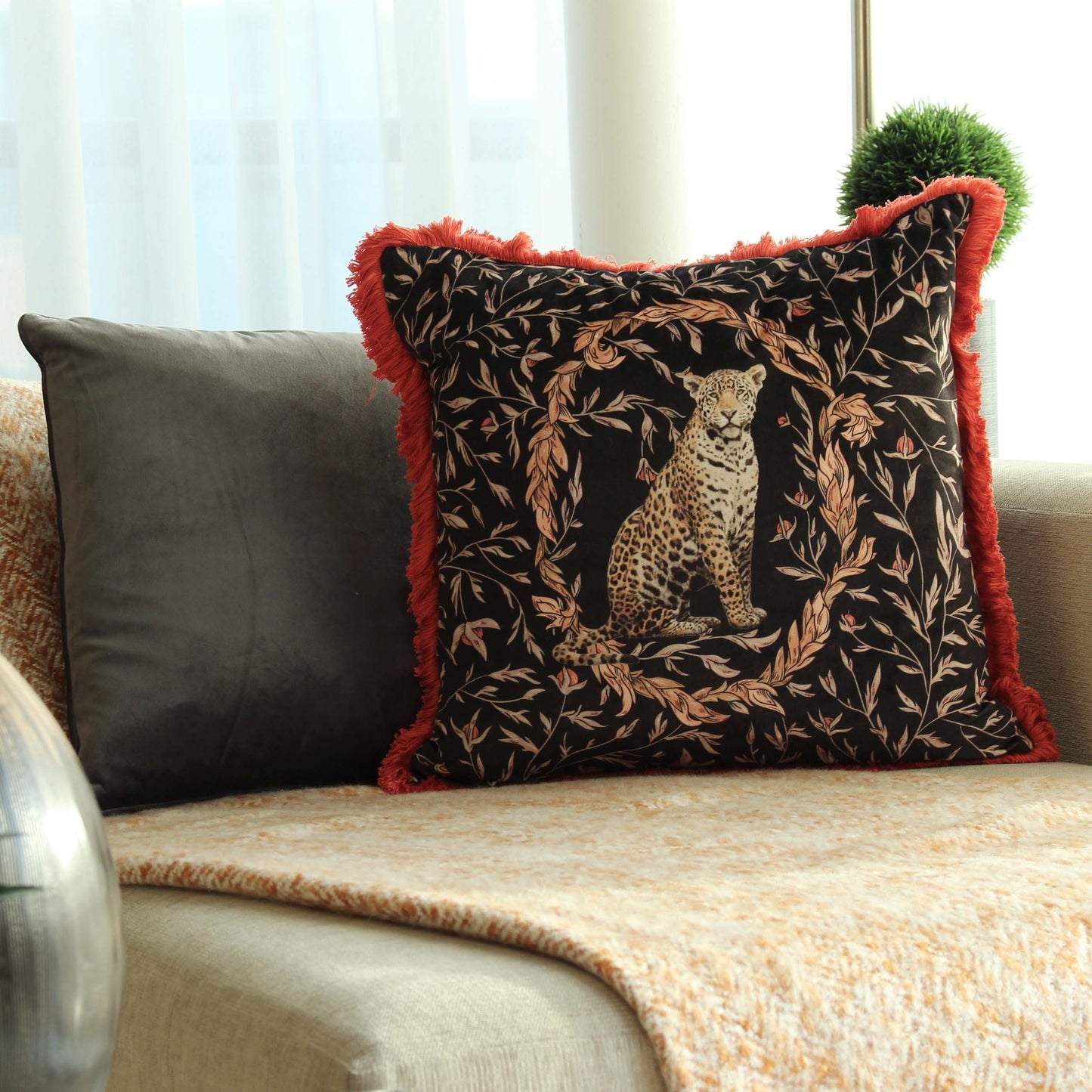 KITRAYA 50X50 CUSHION COVER PAPRIKA