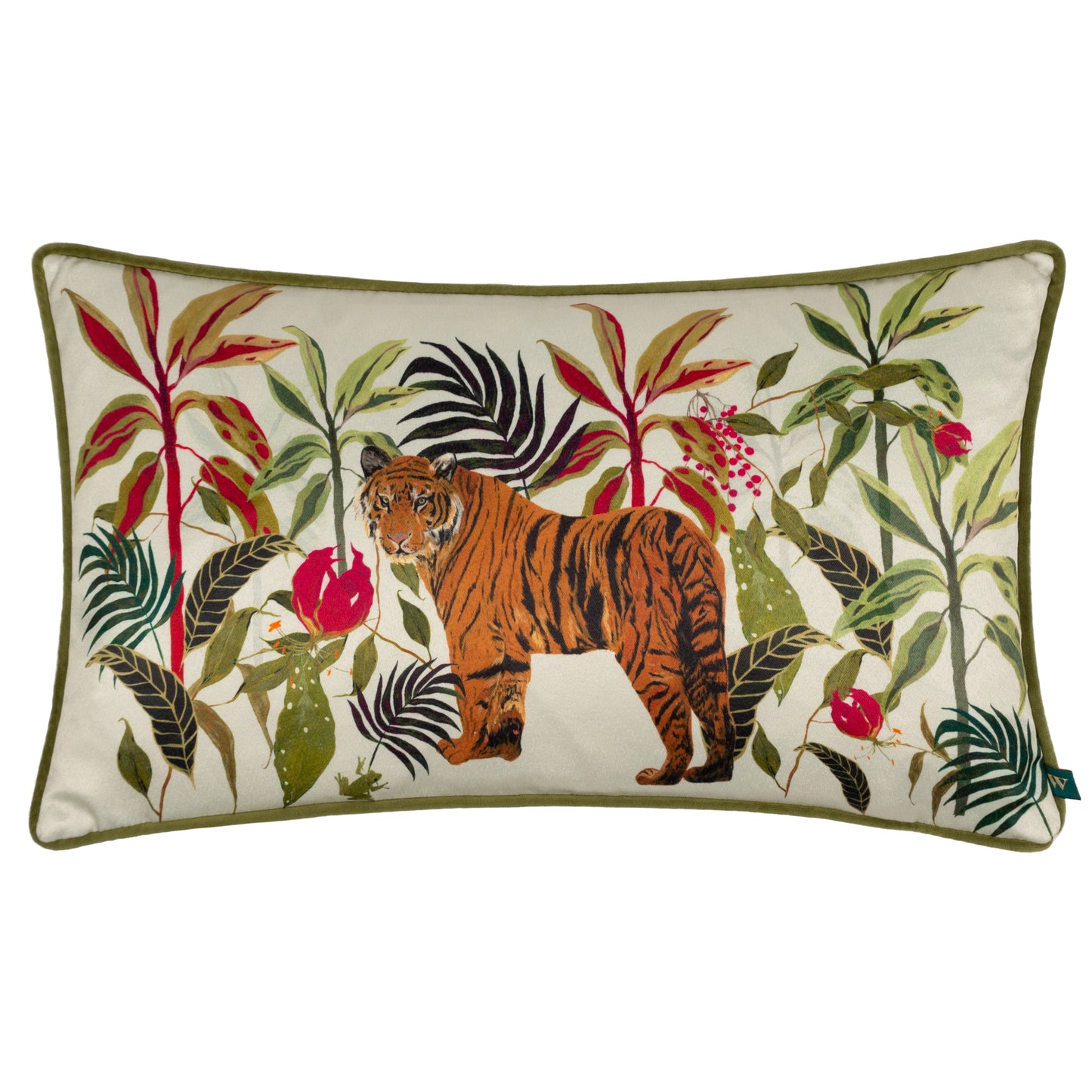 KALI JUNGLE TIGER 30X50 CUSHION CASE IVORY