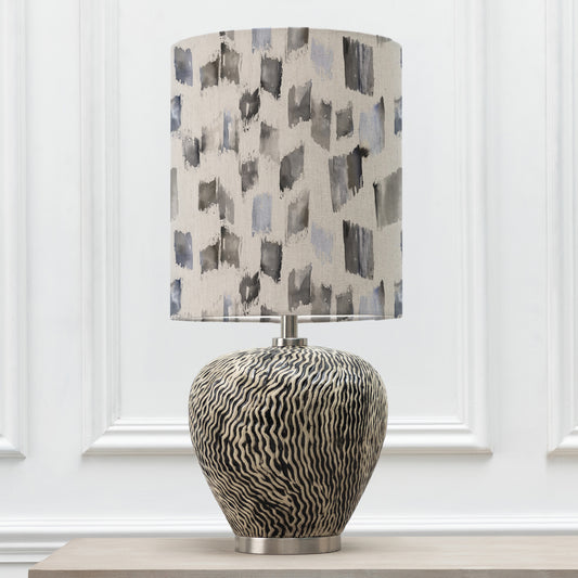 ALCINA TABLE LAMPBASE GREY/ARWEN ANNA 32X40CM LAMPSHADE FROST