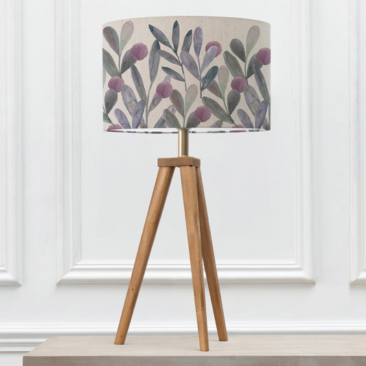ARATUS TABLE LAMPBASE NUT/KATSURA EVA 40CM LAMPSHADE VIOLET