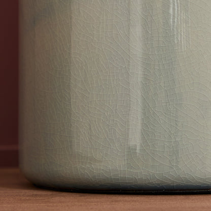 ELSPETH TABLE LAMPBASE DUCK EGG/BUTTERMERE EVA 40CM LAMPSHADE LINEN