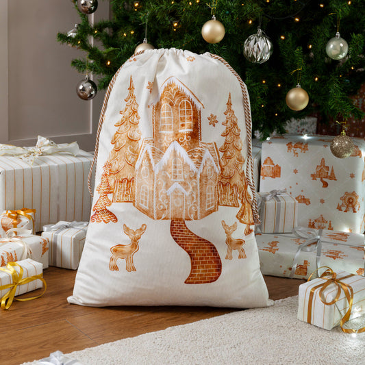 GRETEL CHRISTMAS SACK/STOCKING BUNDLE CLOUD DUST/GINGER