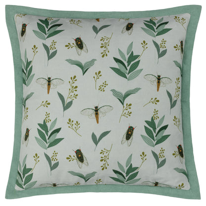 LACE WING 50X50 CUSHION CASE SAGE