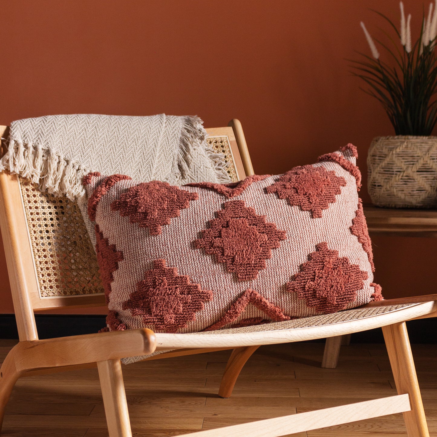 LAMAR 40X60 CUSHION COVER BRICK