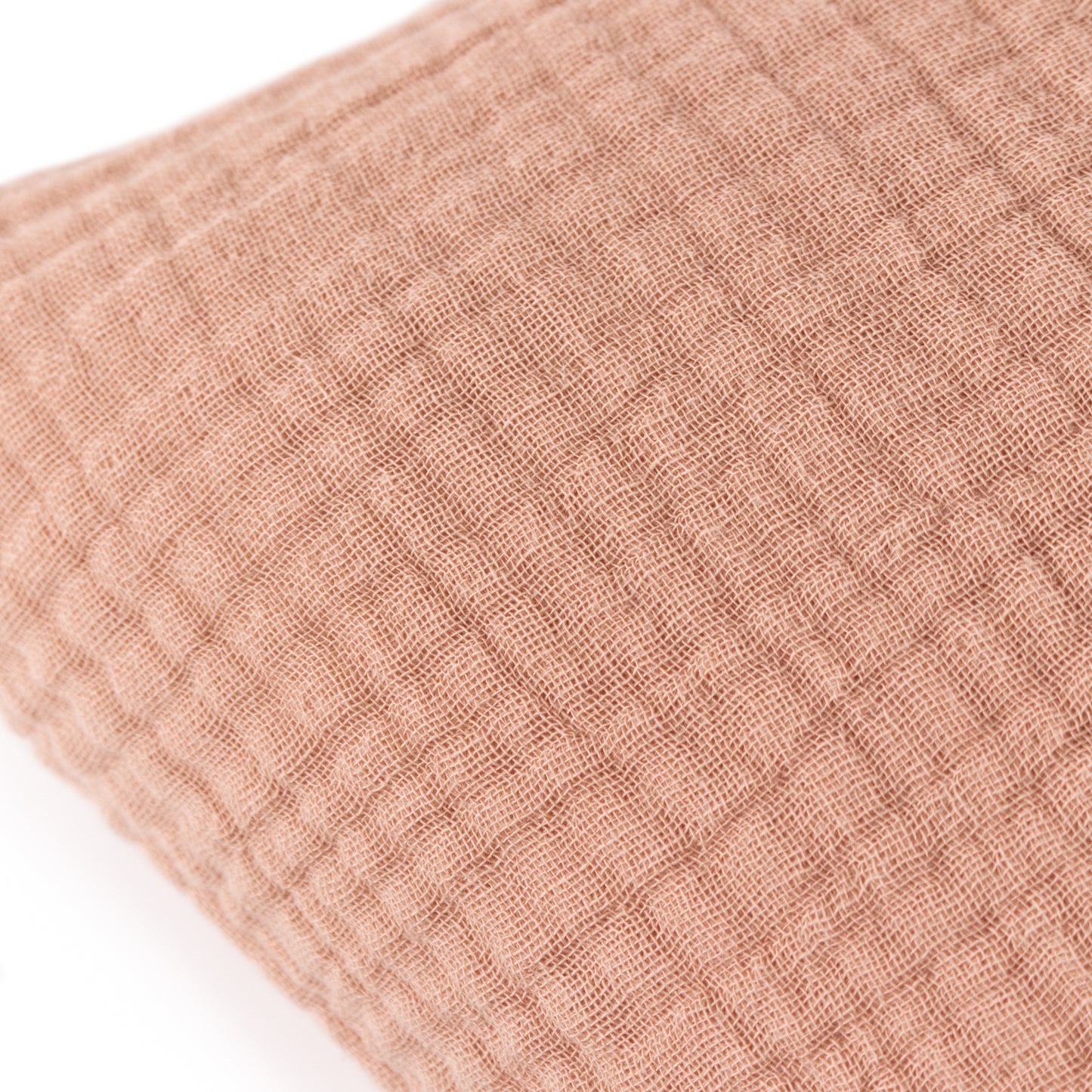 LARK 45X45 CUSHION CASE PINK CLAY