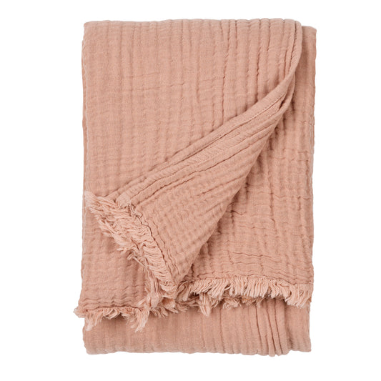 LARK 130X180 THROW PINK CLAY