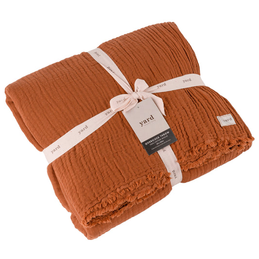 LARK 240X260 THROW PECAN