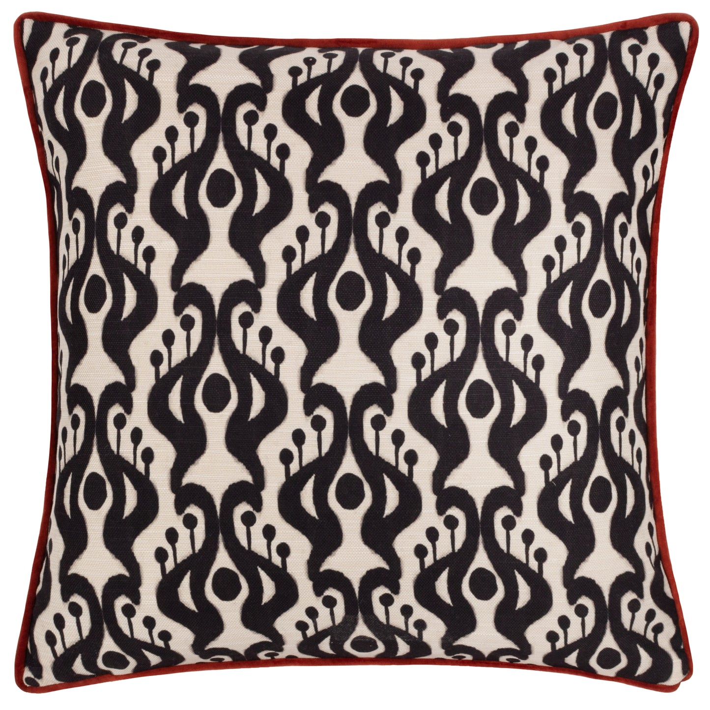 LAUCALA IKAT 43X43 CUSHION CASE BLACK