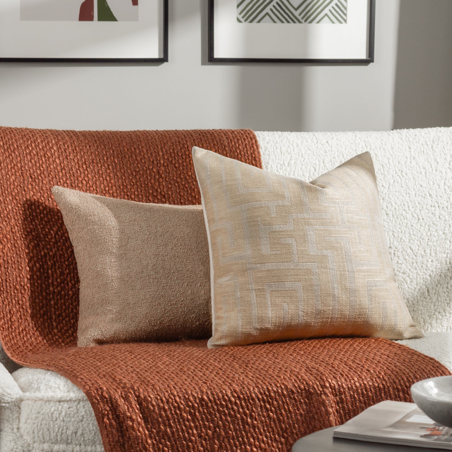 LAUDER 45X45 CUSHION CASE TOFU