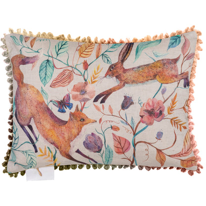 LEAPINGINTOTHEFAUNA 25x35 CUSHION CASE Linen