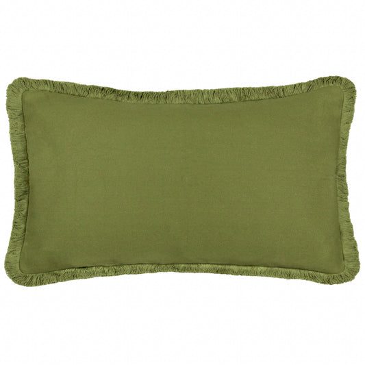 LEAVES 40X60 CUSHION CASE GREEN