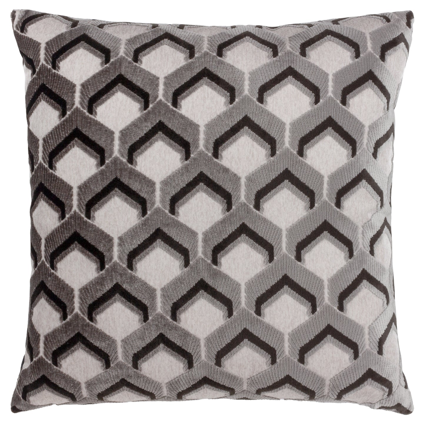 LEDBURY 45X45 CUSHION CASE GREY/BLACK