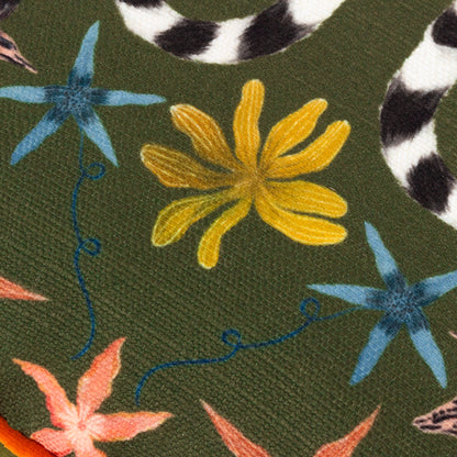 LEMURS 43X43 CUSHION CASE EMERALD