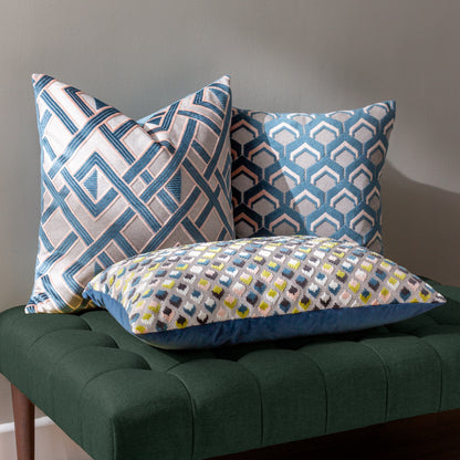 LEXINGTON 40X60 CUSHION CASE SMOKE/ROSE