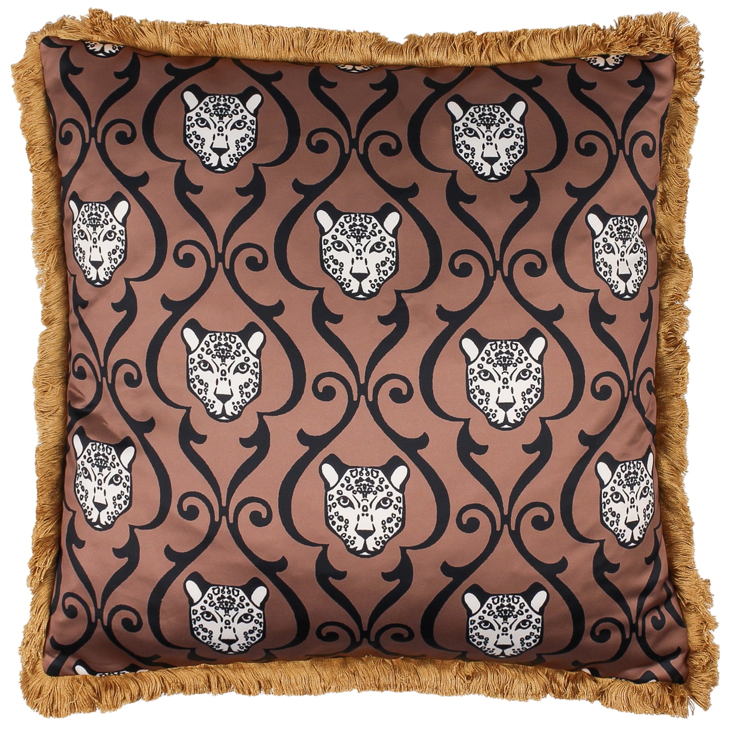 LUPITA 50X50 CUSHION CASE CARAMEL/GOLD