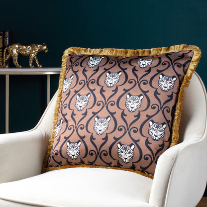 LUPITA 50X50 CUSHION CASE CARAMEL/GOLD