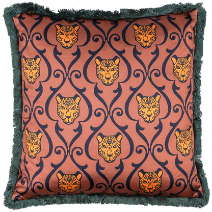 LUPITA 50X50 CUSHION CASE ROSE/EMERALD