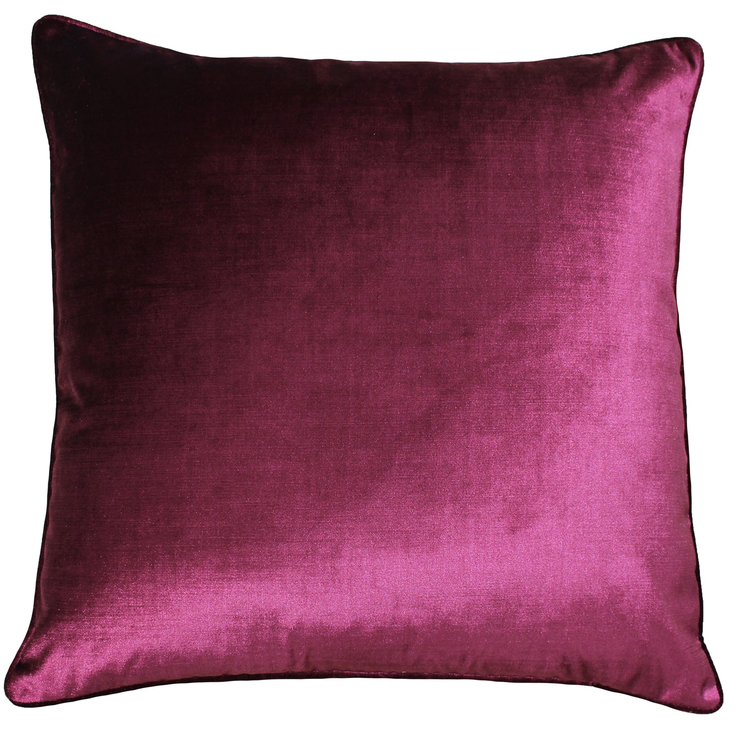 LUXE VELVET 55X55 C/CASE CRANBER
