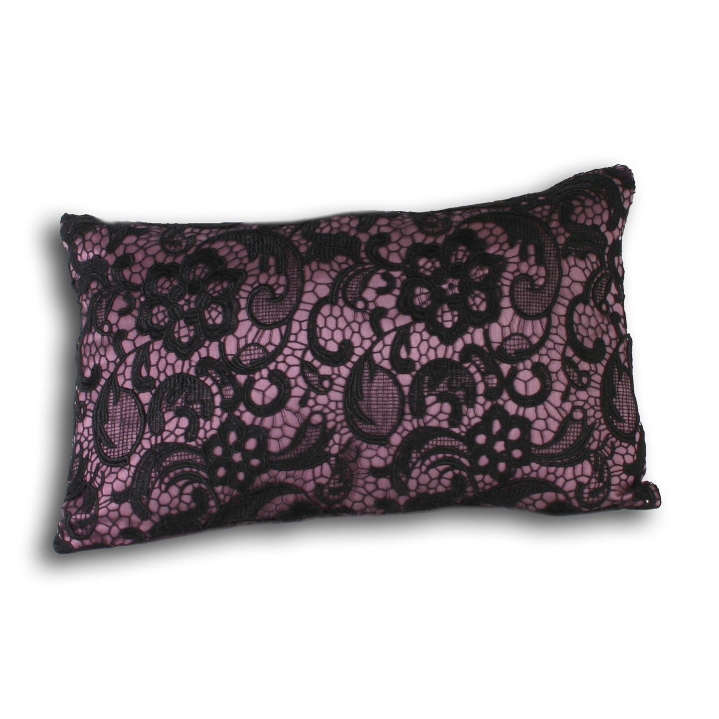 MACRAME CUSHION CASE 30X50 AMETHYST