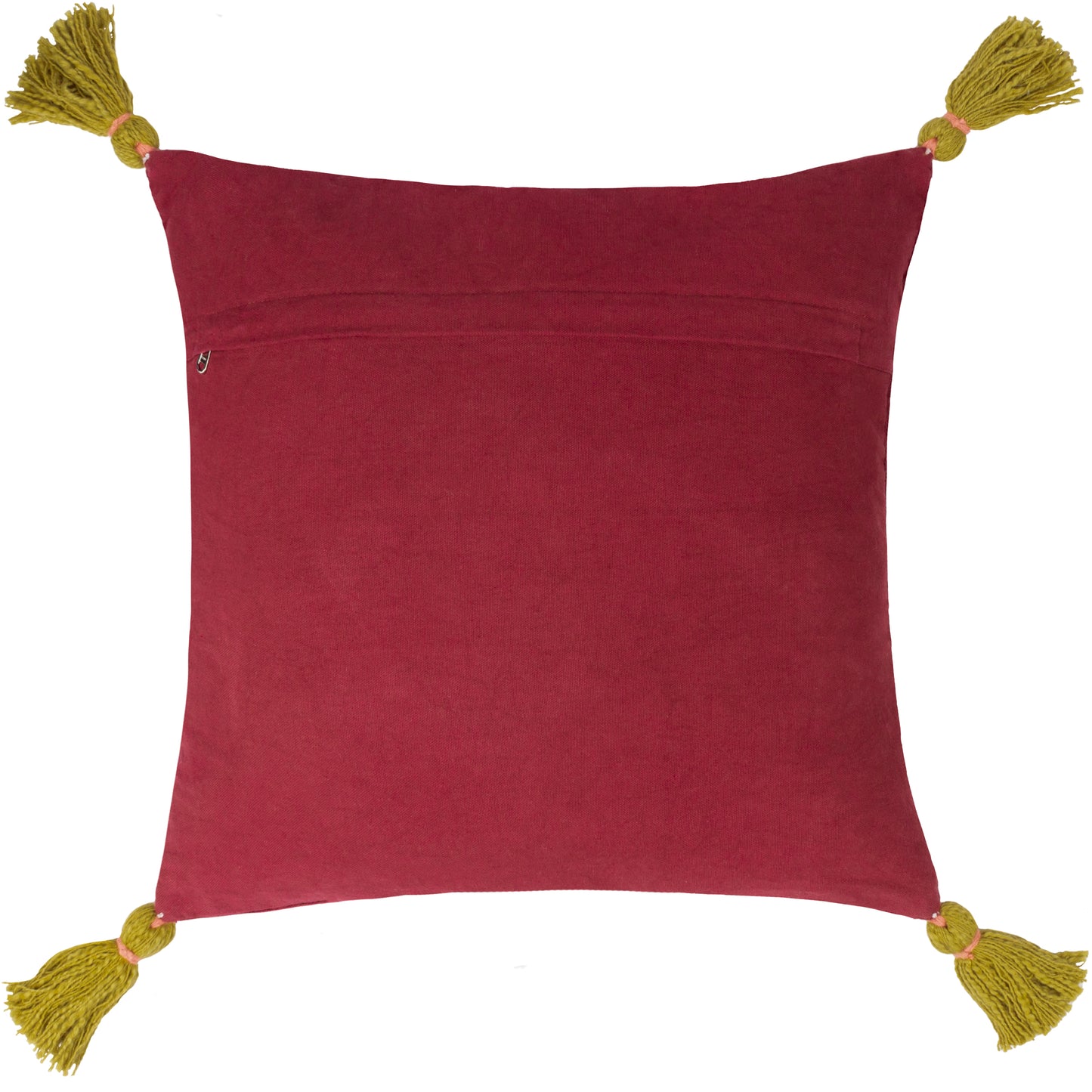 MAGIC MUSHROOMS 45X45 CUSHION CASE RUBY RED