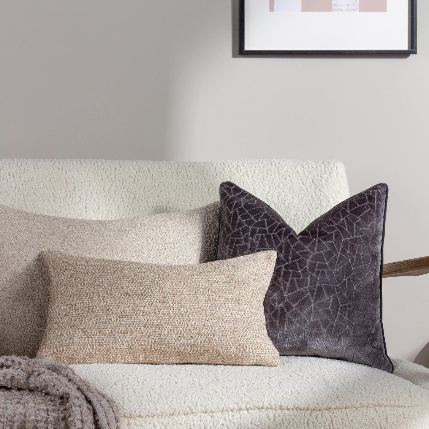 MALANS 45X45 CUSHION CASE STARGAZER GREY