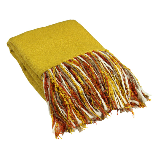 MALA 130X150 THROW OCHRE