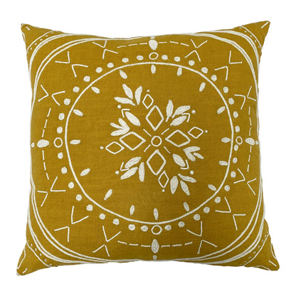 MANDALA 45X45 C/CASE OCHRE