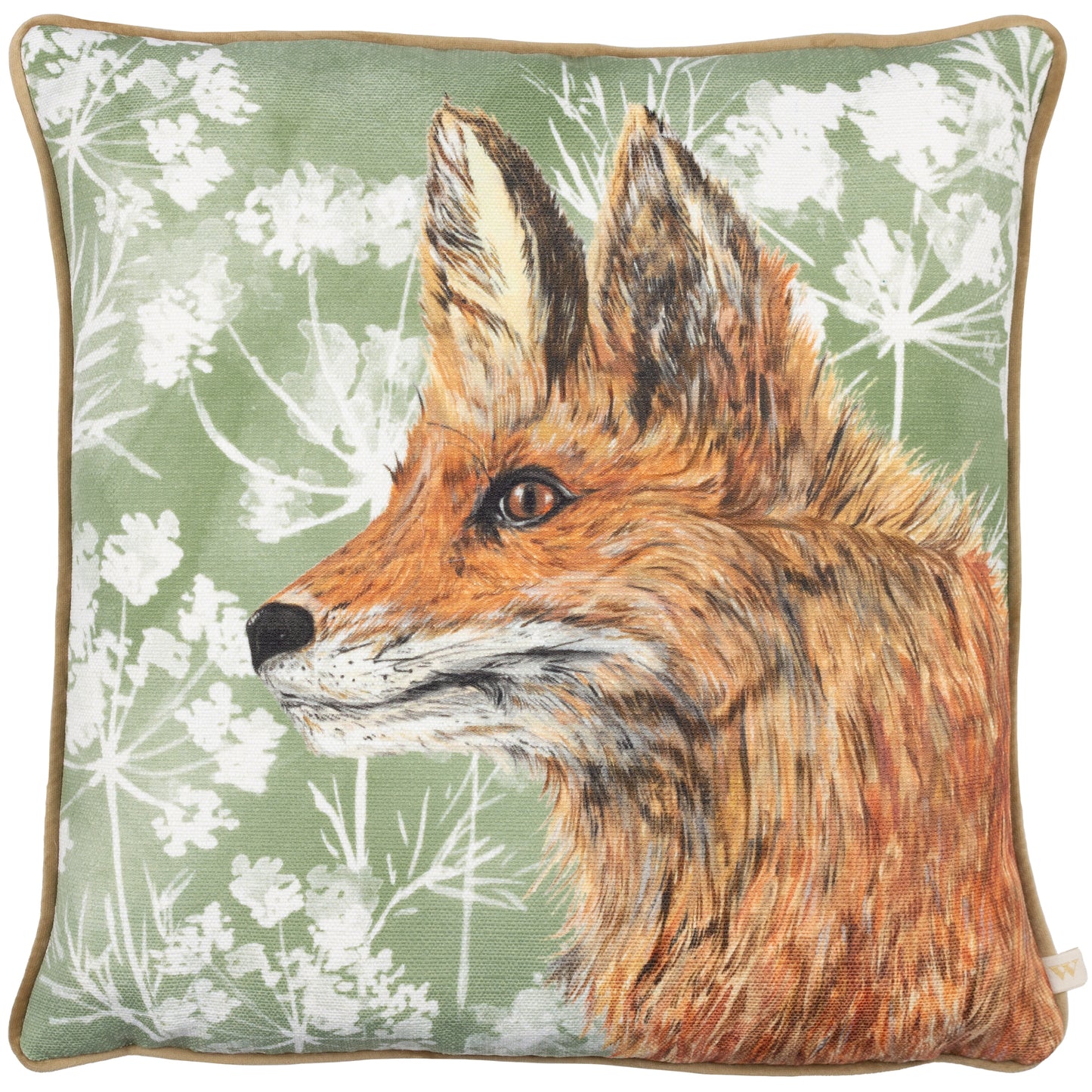 MANOR FOX 43X43 CUSHION CASE NATURAL