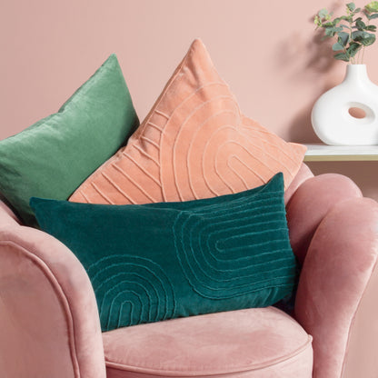 MANGATA 30X60 CUSHION COVER TEAL