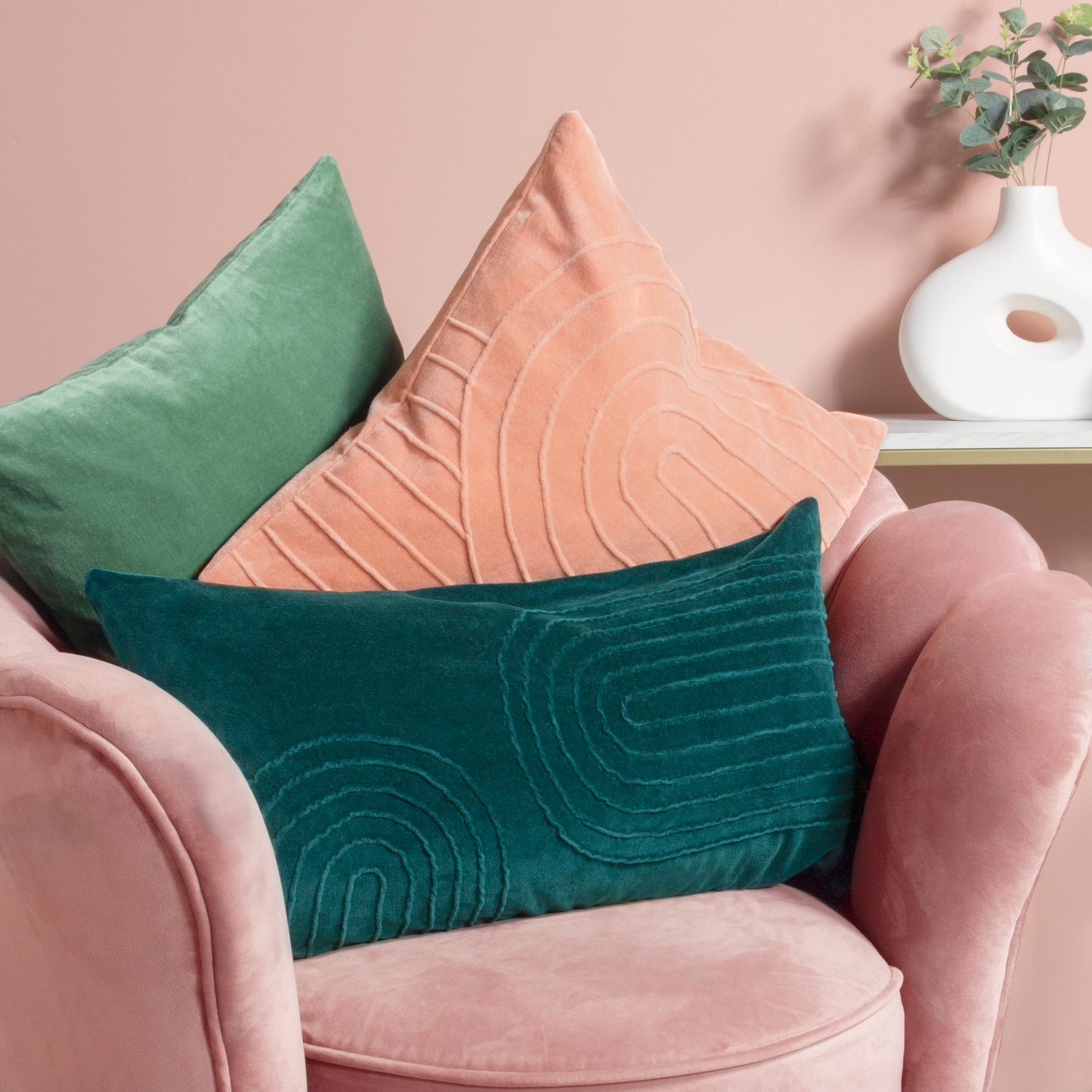 MANGATA 30X60 CUSHION COVER TEAL