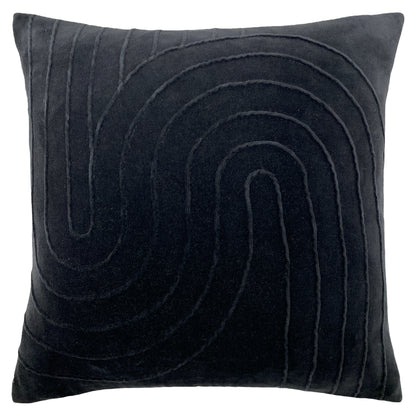 MANGATA 45X45 CUSHION COVER BLACK