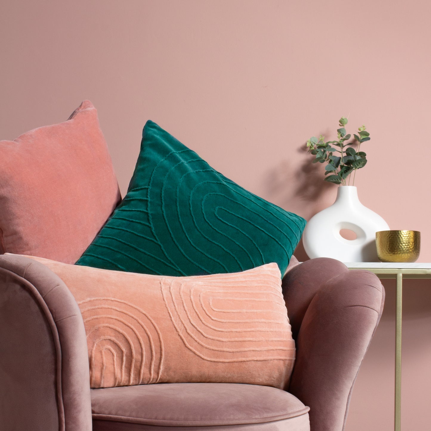 MANGATA 45X45 CUSHION COVER TEAL