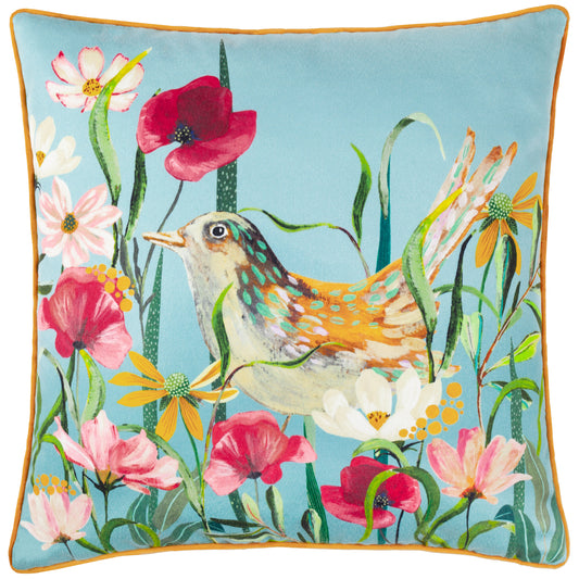 MARAIS BIRD MEADOW 45X45 CUSHION CASE MULTI