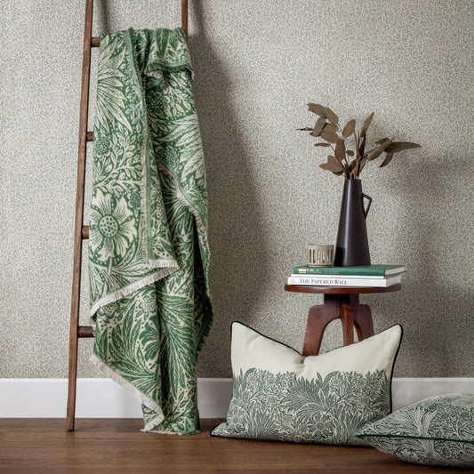 MARIGOLD 130X170 THROW LEAF GREEN