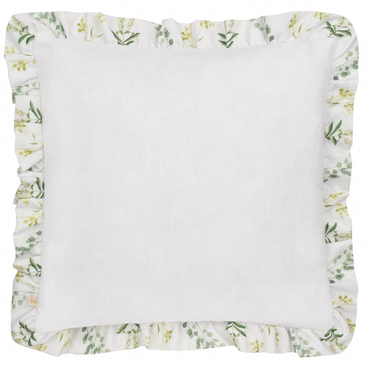 MEADOW 50X50 CUSHION CASE WHITE/CORNFLOWER