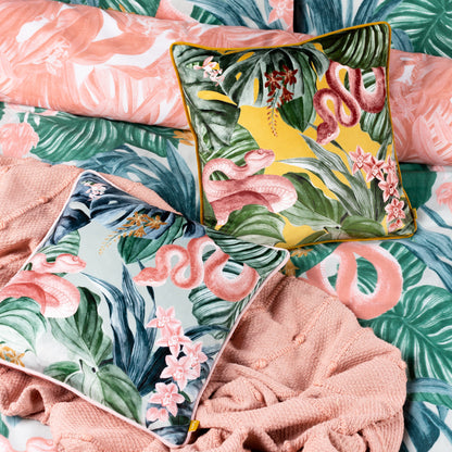 MEDINILLA 43X43 CUSHION CASE MUSTARD