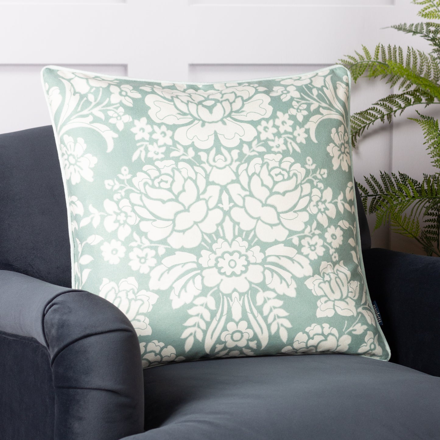 MELROSE 50X50 CUSHION COVER SAGE