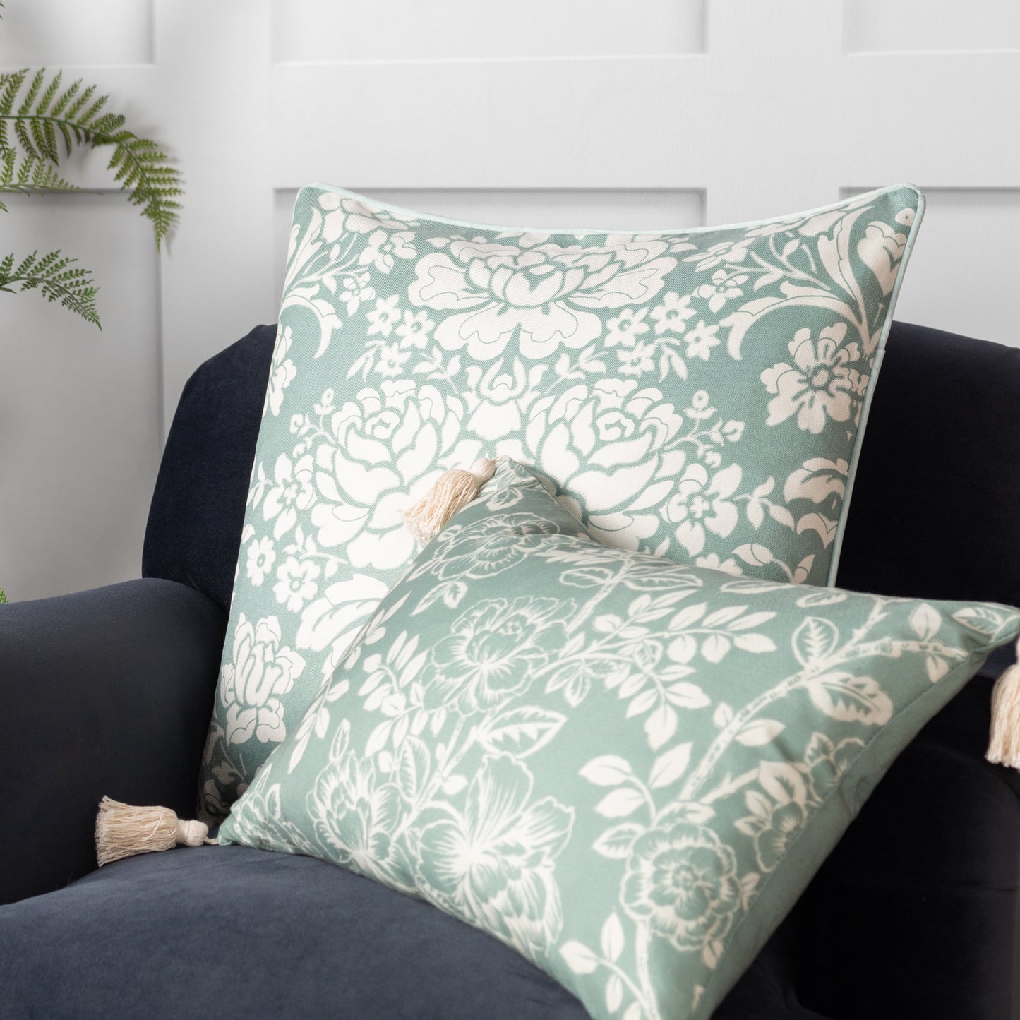 MELROSE 50X50 CUSHION COVER SAGE