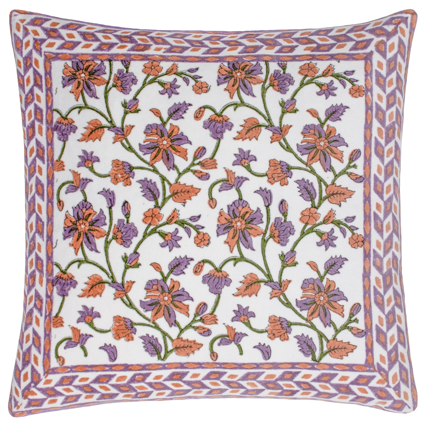 MENTERA 50X50 CUSHION CASE LILAC/CORAL