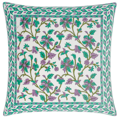 MENTERA 50X50 CUSHION CASE OASIS GREEN/LILAC