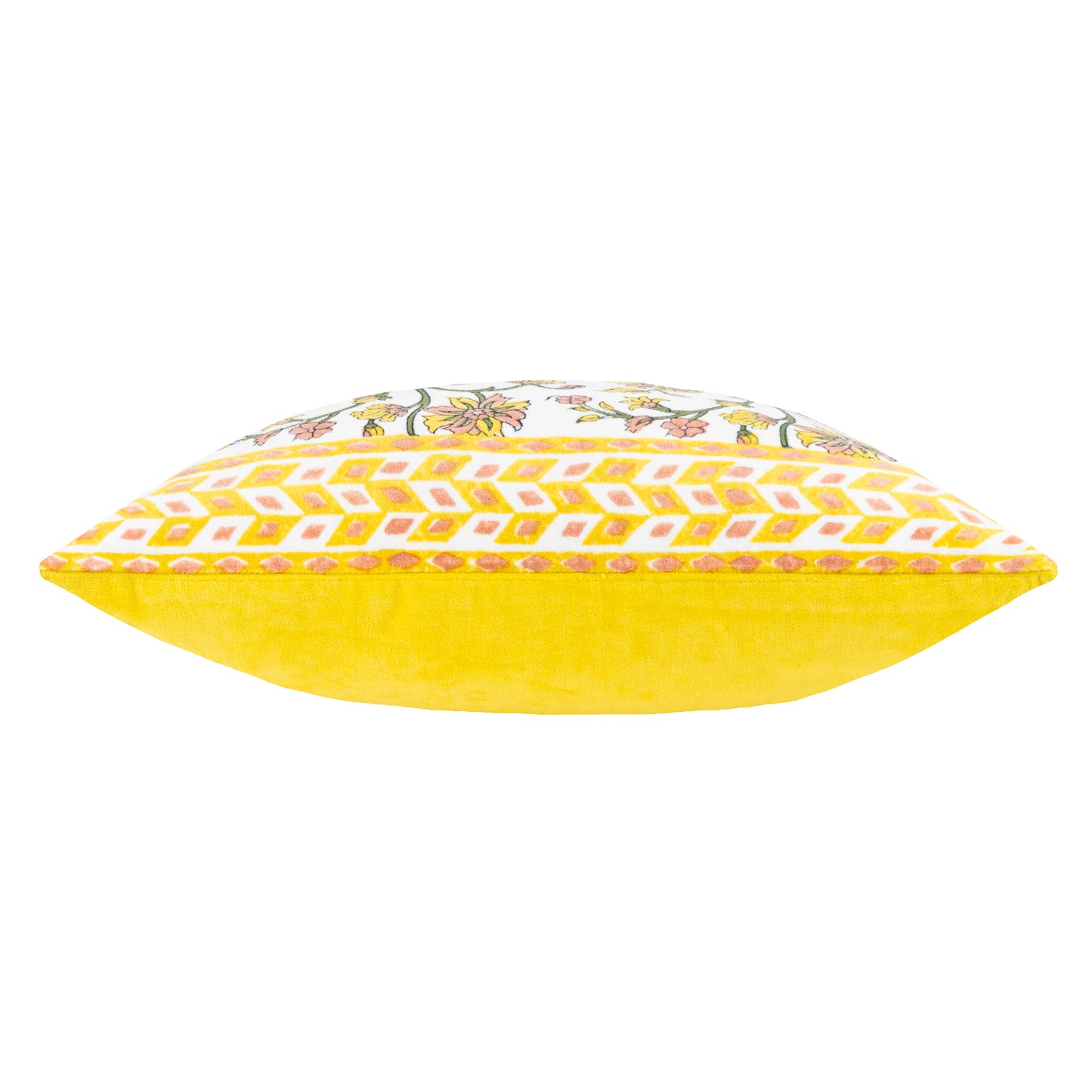 MENTERA 50X50 CUSHION CASE YELLOW/PEACH CRUSH