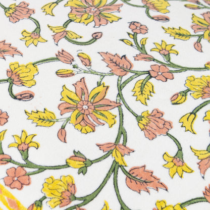 MENTERA 50X50 CUSHION CASE YELLOW/PEACH CRUSH